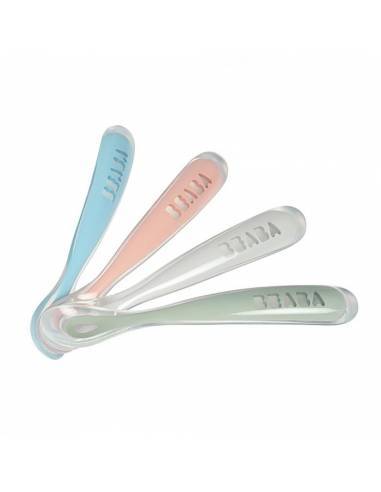 Cuilleres d'Apprentissage silicone x4...