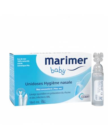 Hygiène nasale baby 18 unidoses de...