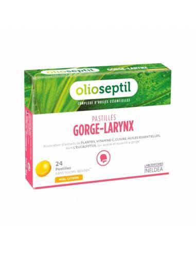 Gorge Larynx 24 Pastilles Olioseptil