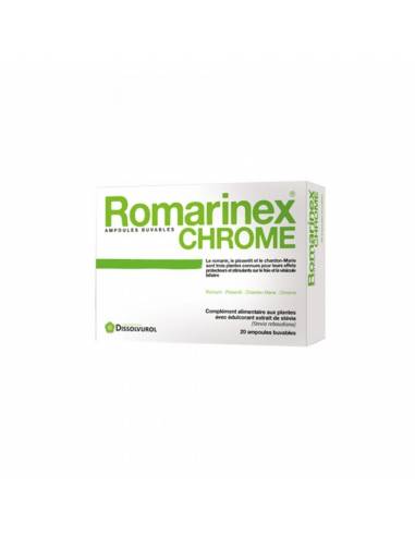 Romarinex Chrome Aux Plantes 20 Ampoules