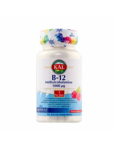 Vitamine B12 90 Comprimes Solaray Kal