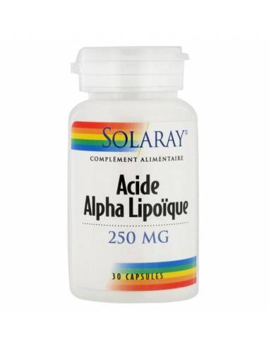 Acide Alpha Lipoique 30 Gelules 250mg...