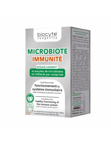 Microbiote Immunite 20 Comprimes Biocyte