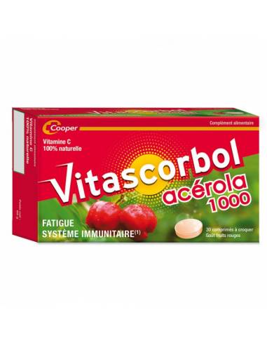Acérola Fatigue 30 comprimés Vitascorbol