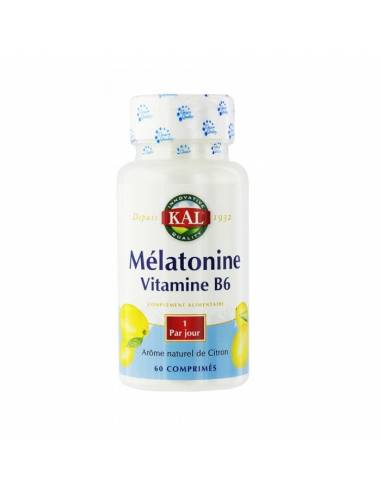 Melatonine + Vitamine B6 60 Losanges...