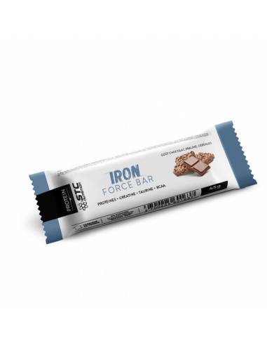 Iron Force Barres Chocolat Praline Riz Souffle 5x50g Stc Nutrition - Bioax.fr